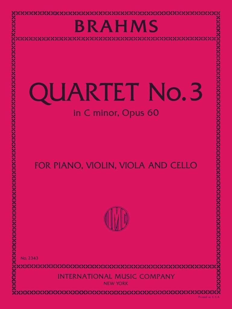 Quartet No.3 Cmin Op .60